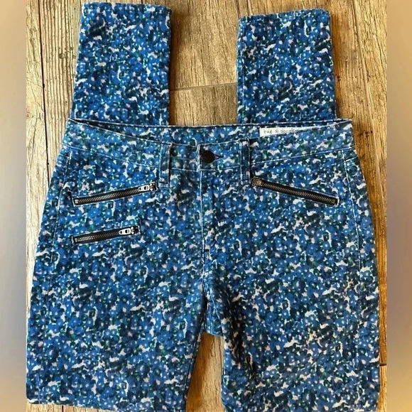 Rag & Bone Jean corduroy floral size 27 - Picture 1 of 7